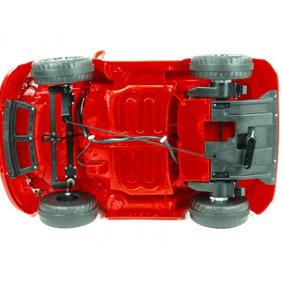Bavoráček s vodící tyčí, 2.4G D.O., otvíratelnými dveřmi a vlastními klíčky, červený
